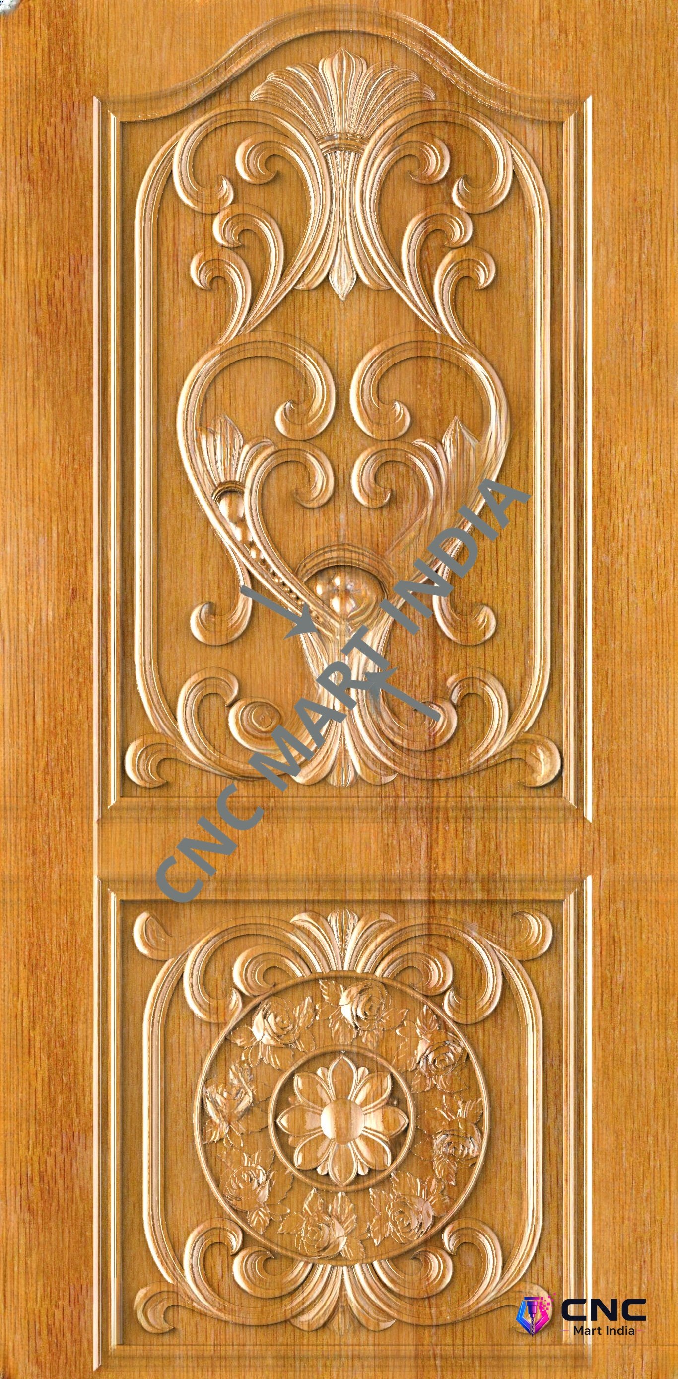 Arch - ARCH-28 Divine Carved Relief CNC Design